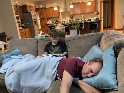 JB Reading a Book